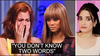 Tyra DESTROYS Model Over TWO WORDS