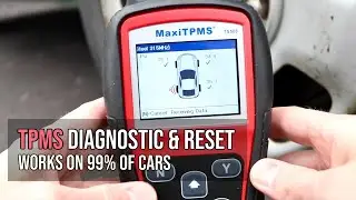 TPMS Light Diagnostic & Reset with Autel TS508 - TPMS Light Stays ON Constantly