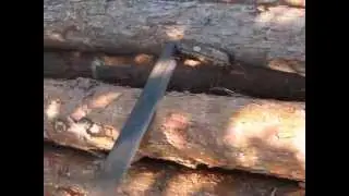 Беседка из бревен с прорабом Димоном. Часть 1.