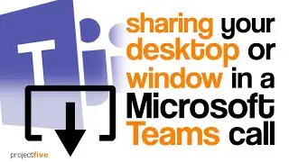 Sharing your desktop or window in a Microsoft Teams call