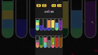 Water sort puzzle level 563