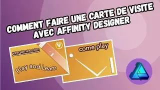 Comment faire une carte de visite avec Affinity Designer sur Ipad