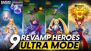 ALL 9 REVAMPED HEROES IN ULTRA GRAPHICS | LAYLA REVAMP | FRANCO REVAMP | GRANGER REVAMP & MORE