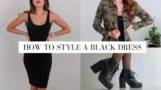 How To Style A Little Black Dress | 8 Different Ways | HOLLY POWER