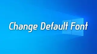 How can I change or restore default font in Windows 10 - ازاى اغير الخط الافتراضى فى ويندوز 10