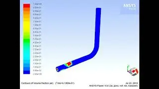 Tutorial Ansys Fluent Multiphase Slug Flow