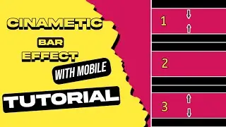 How to add Cinematic black bar in kinemaster video tutorial in Hindi
