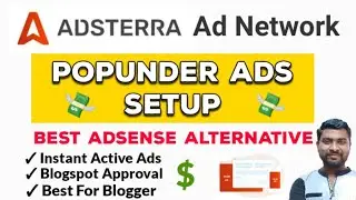Adsterra Popunder Ads Setup | Adsterra Ad Network | Adsterra - SmartHindi