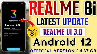 How To Update Realme 8i Android 12 - Realme 8i Ui 3.0 Update Features - New Software Update Download