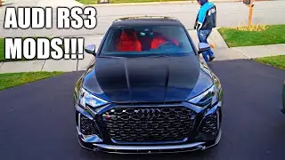 MY NEW 2022 AUDI RS3 MODS!!!
