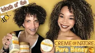 Creme of Nature Pure Honey Review/Tutorial | Wash n' Go