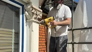 THE PROPER TECHNIQUE  FOR PAINTING STONEWORK