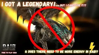 I GOT A LEGENDARY ON MY FTP!... but I can't use it? | FTP24 | RAID: Shadow Legends