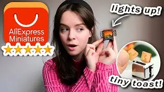 I bought top rated Ali Express Dollhouse Miniatures! Review & Unboxing