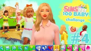 Crecen las niñas y segundo embarazo🤰 Los Sims 4 100 Baby Challenge #4