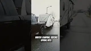 Last winter camping trip before spring. #hemi #rvlife ##granddesign #312bhts #travel #traveltrailer