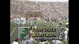 NCAA football: Penn State vs. Maryland- September 7, 1985 (most of the 1st quarter)