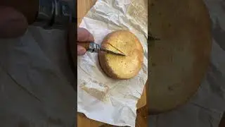 Сheese with washed rind after 3 months of aging and patience: my first experience.