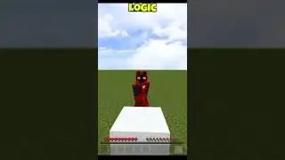 Minecraft Logic #minecraft #youtubeshorts #shorts