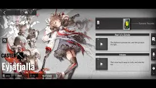 Arknights / Operator Records / Eyjafjalla