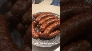 Homemade PBC Sausage (pork,brisket & chorizo) #brisket #backyardbbq #food #sausage #chorizo #pitboss