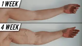 Big Arms in 4 WEEKS ! ( Home Exercises )
