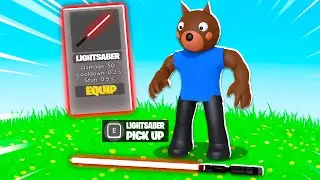 *NEW* LIGHTSABER IN PIGGY INTERCITY (Roblox)