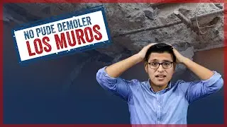 🚨3 PROBLEMAS en la DEMOLICIÓN de una casa antigua | FALTA DE VIGAS 😱