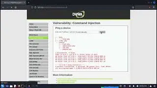 DVWA Part 1 Command Injection (low/med/high)