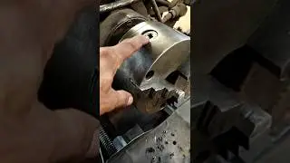 lathe machine self centring chuck spiral thread pinion