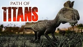 Path Of Titans Dinosaur Growth and PvP!