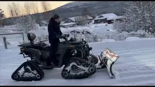 Мега универсальный квадро  снегоуборщик .