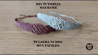 DIY Tutorial: How to Make a Macramé Thread Bracelet | Easy Step-by-Step Knots | Macramé Bracelet