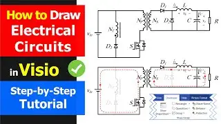 How to Draw Electrical Circuits in Visio : Step-by-Step