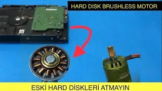 USE OLD HARD DISK MOTORS AS DRONE MOTORS - DRIVING A HARD DISK MOTOR WITH ESC