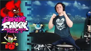 Friday Night Funkin' - Tricky Mod Phase 3 Hellclown On Drums