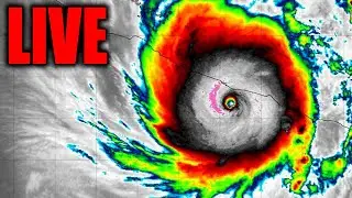LIVE - Catastrophic Category 5 Hurricane Otis In Acapulco Mexico