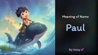 Meaning of boy name: Paul - Name History, Origin and Popularity