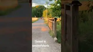 Sunset 🌅 in sweden# my life in Sweden