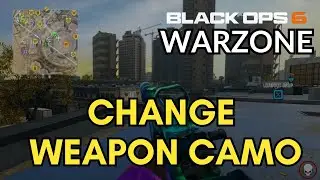 WARZONE: How to Change Weapon Skin (BO6 Warzone Change Camo)