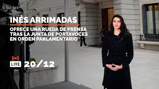 Inés Arrimadas, ofrece una rueda de prensa