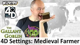 4D Settings: Medieval Farmer Review - WizKids Prepainted Miniatures