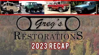 Greg's Restorations 2022 Project Recap