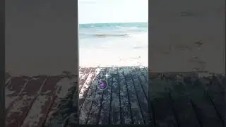 море вымыло горку .Затока 2021 ,пляж Солнечный