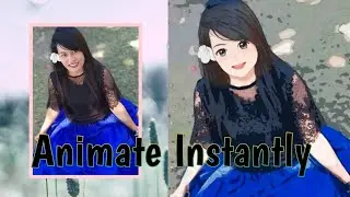 EASY WAY TO ANIMATE YOUR PHOTO USING SNOW APP