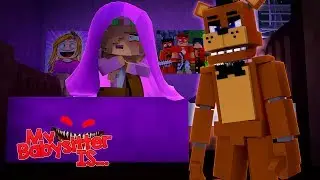 MY BABYSITTER IS... FREDDY FAZBEAR FNAF| Minecraft Little Kelly