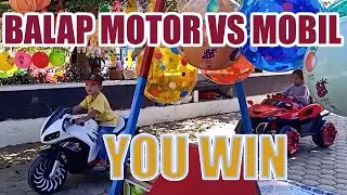 Balap motor vs mobil