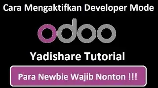 Cara Mengaktifkan Mode Developer Odoo | How To Activate Developer Mode Odoo