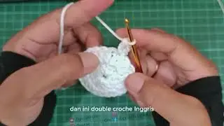 CARA MEMBUAT CIRCLE CROCHET TEKNIK KE-3 / MERAJUT PEMULA / CROCHET FOR BEGINNER
