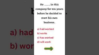 Enhance Your English Skills: Choose the Correct Answer Exercise for Language Improvement #shorts